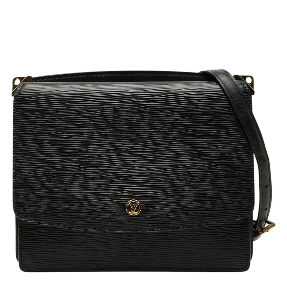 Louis Vuitton Epi Grenelle Crossbody Bag Black Leather